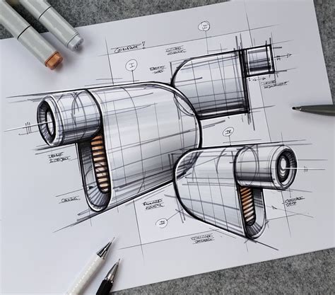 Marius Kindler On Behance Industrial Design Sketch Design Sketch
