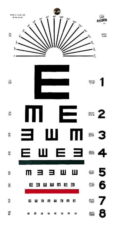 Eye Chart Eye Chart Optotype Eye Exam Chart