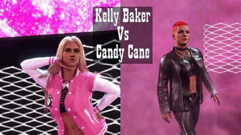 Rumble Roses Show Wwe 2k22 E2 M6 Kelly Baker Vs Candy Cane Youtube