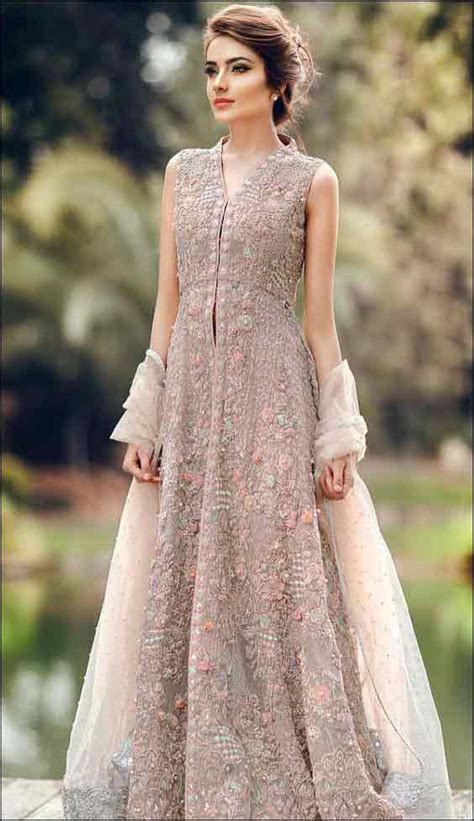 Light Pink Gown For Walima Bridal Fashioneven
