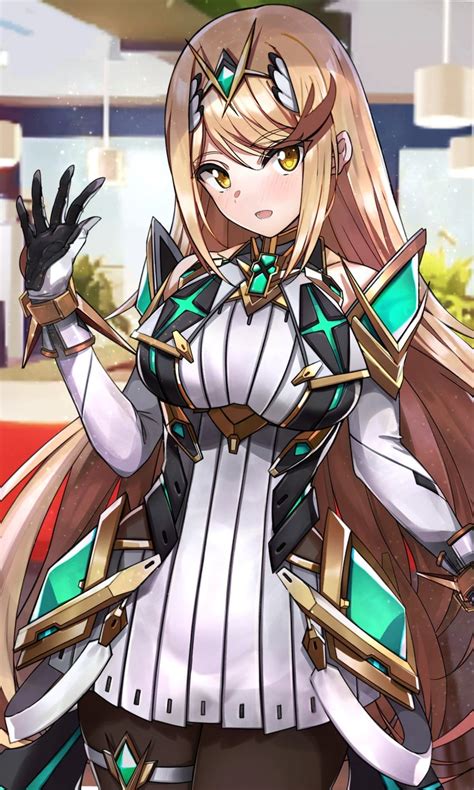Mythra And Mythra Xenoblade Chronicles And 1 More Drawn By