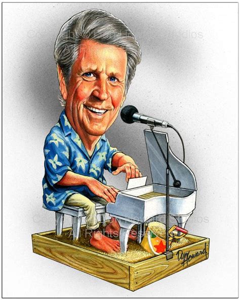 Brian Wilson Limited Edition Celebrity Caricature Art Print By Don