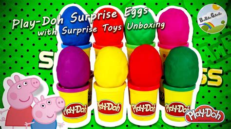 Play Doh Surprise Eggs With Surprise Toys Unboxing Youtube