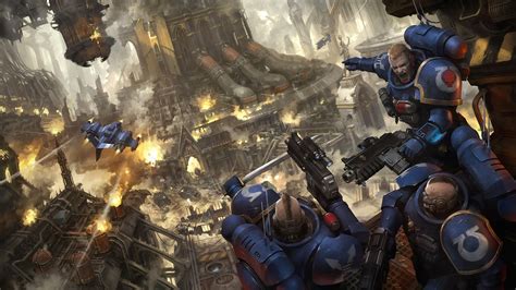 Wallpaper Id 573792 Warhammer 40 000 City Battles Space Marines