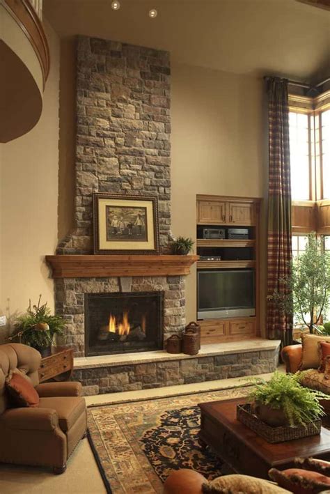 Stone Fireplace Ideas Cozy Nature Inspired Home Can Crusade