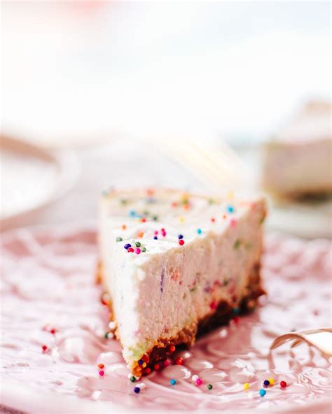 Swirl up a quick birthday breakfast shake before you are showered with gifts and text messages. Healthy Birthday Cake Cheesecake | Recipe | Healthy ...