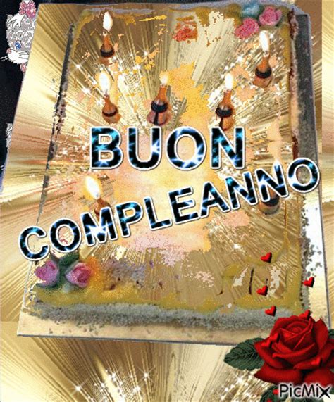 Biglietti di auguri di compleanno con i fiori frasi per. BUON COMPLEANNO - PicMix