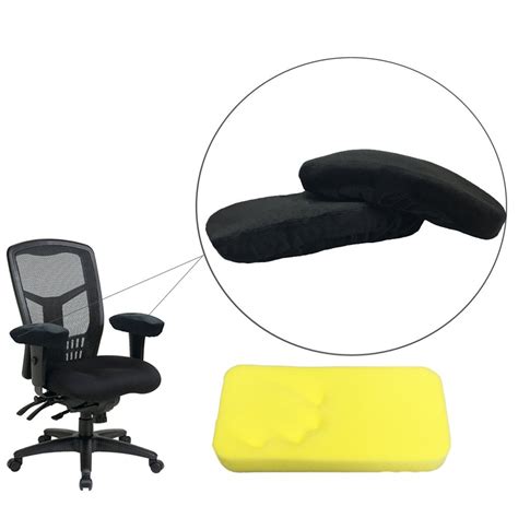 Black Pack Armrest Pad Ergonomic Memory Foam Chair Armrest Pad