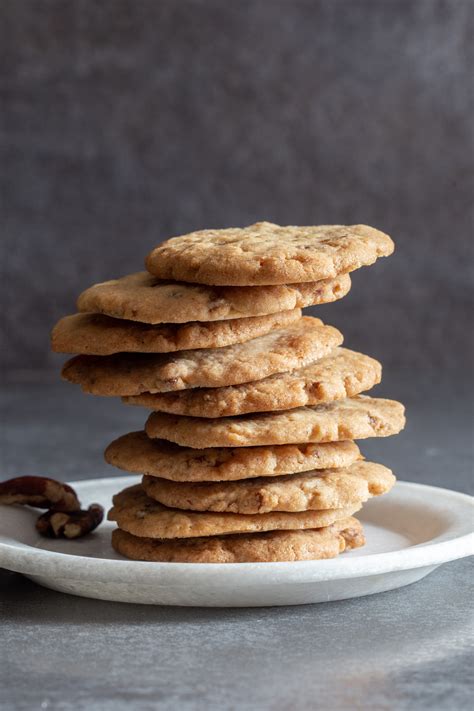 Thin Crunchy Chewy Pecan Cookies Recipe An Italian In My Kitchen