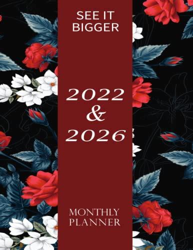 2022 2026 Monthly Planner See It Bigger Five Year Planner Calendar Schedule Organizer From