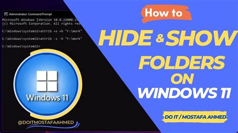 How To Use Attrib Command To Hide And Unhide Folders In Windows 11 And