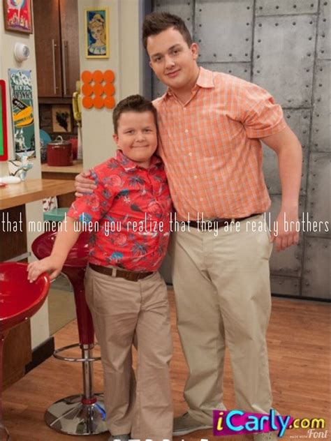 That Moment When You Realize That They Are Really Brothers Gibby Icarly