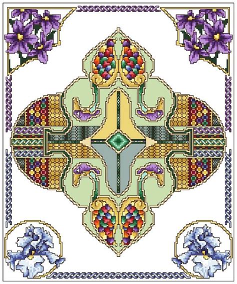 Celtic May Cross Stitch Pattern