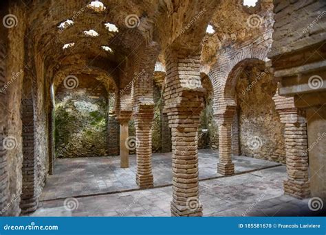Interior View Of The Arab Baths Of Ronda In Spain Stock Photo Image