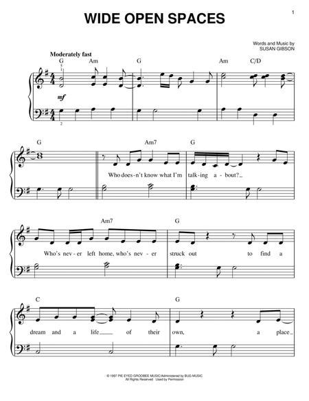 download the dixie chicks digital sheet music and tabs
