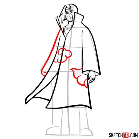 How To Draw Itachi Uchiha Naruto Sketchok Easy Drawing Guides