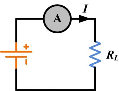 Circuit With Voltmeter And Ammeter