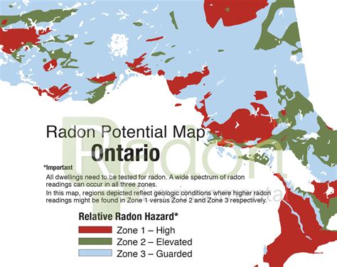 Radon Potential Map Of Ontario — Radon Environmental
