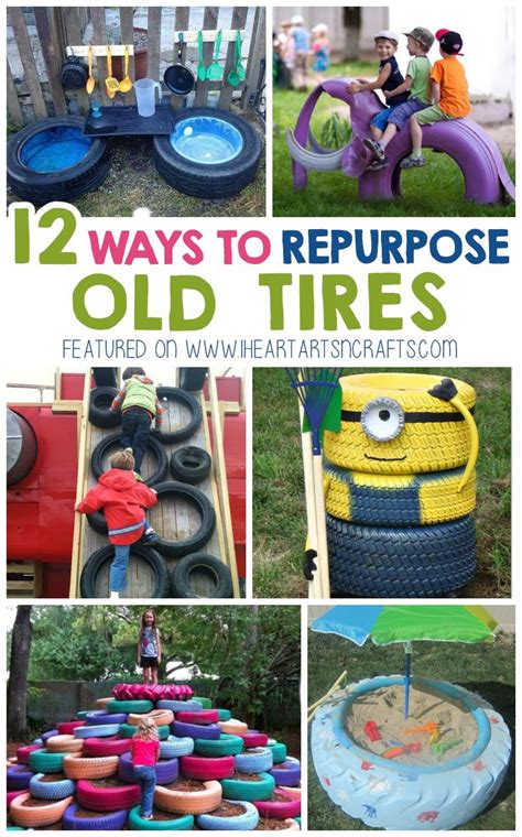 12 Creative Ways To Repurpose Old Tires I Heart Arts N