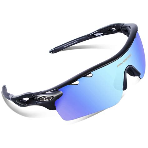 Rivbos 801 Polarized Sports Sunglasses Sun Glasses With 5