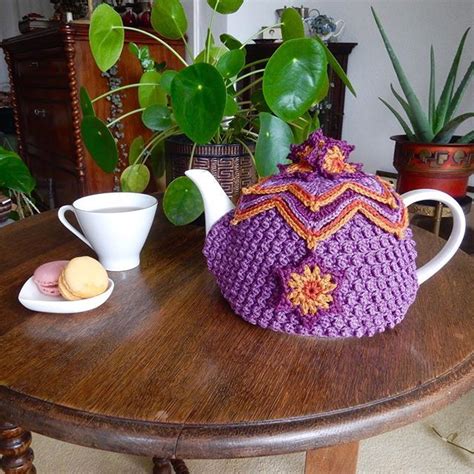 The Blooming Tea Cosy In A Lighter And Brighter Colour Palette See My