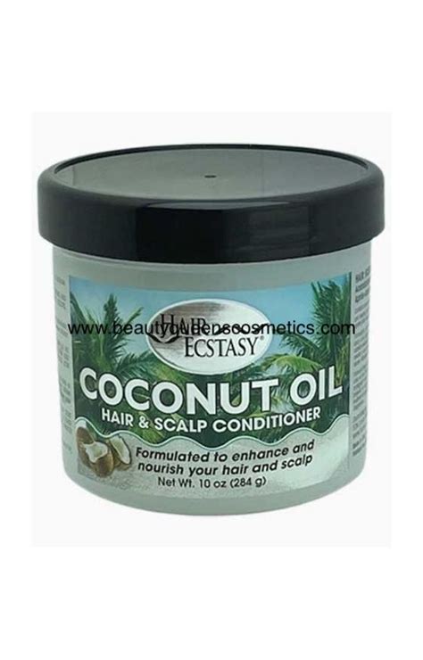 Hair Ecstasy Coconut Oil Hair And Scalp Conditioner 284gm10 Oz