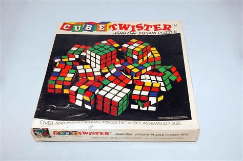 It fixes the white edges, corners then flips the cube to solve the second layer and finally completes the yellow face. Vintage Jigsaw Puzzle Rubik's Cube | Jigsaw puzzles ...