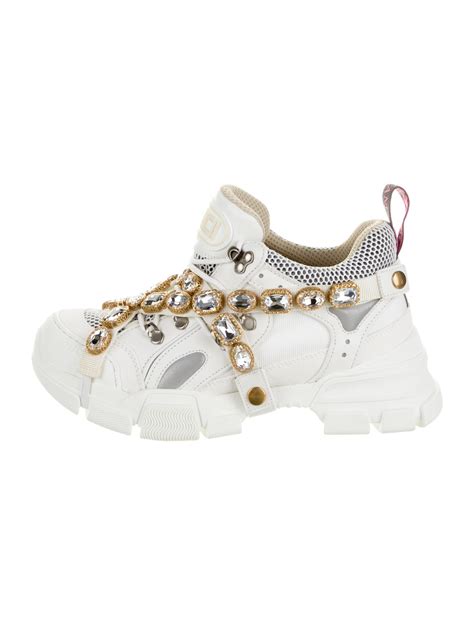 Gucci Flashtrek Chunky Sneakers White Sneakers Shoes Guc722295