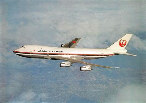 Jal Japan Air Lines Boeing 747 Vintage Airliners