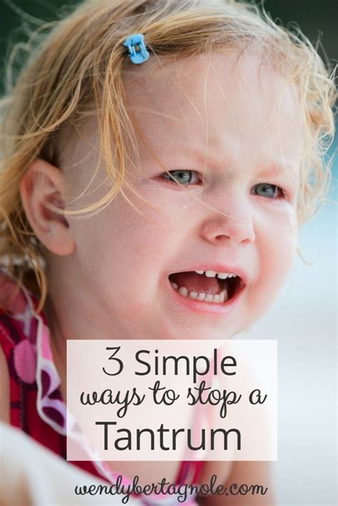 3 Simple Ways To Calm Down A Toddler Tantrum Kids Behavior Parenting