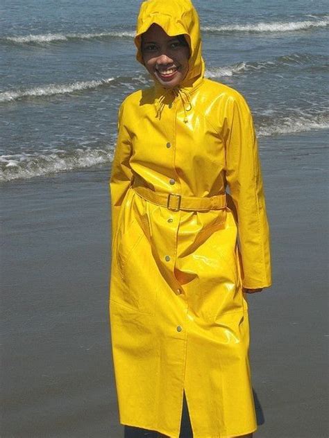 Pvc Raincoat Yellow Raincoat Hooded Raincoat Rain Wear Head To Toe
