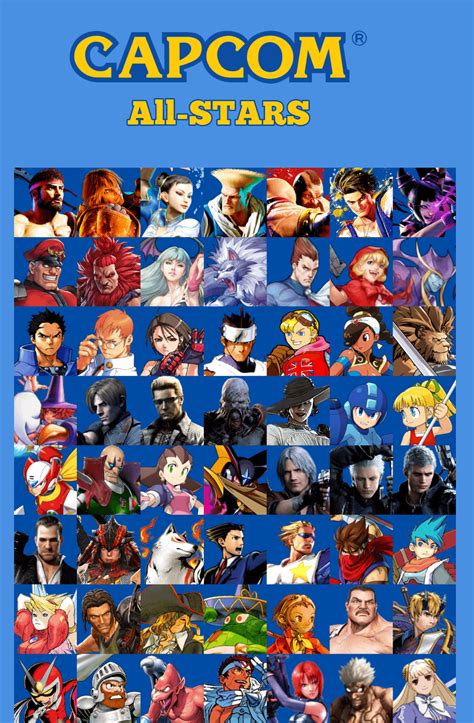 My Roster For A Capcom Crossover Fighting Game Rfighters