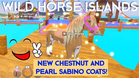 Wild Horse Islands New Unique Pearl Sabino And Chestnut Sabino Coats