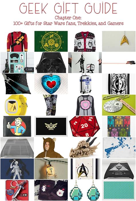 Best gifts for gaming nerds. Geek Gifts! Chapter One: Star Trek, Star Wars, Gaming ...