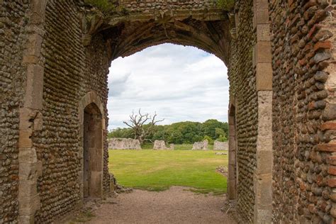 Inside The Castle Castle Ruins Norfolk