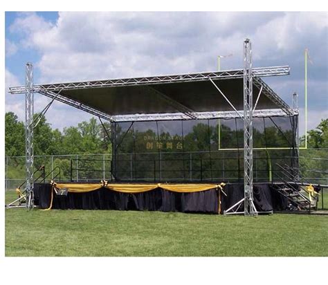 Aluminum Portable Small Stage With Canopy For Sale From China
