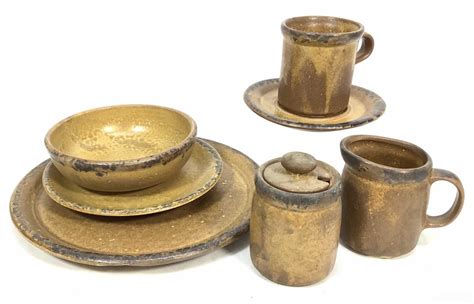 Lot Mccoy Pottery Canyon Mesa Stoneware Dishware