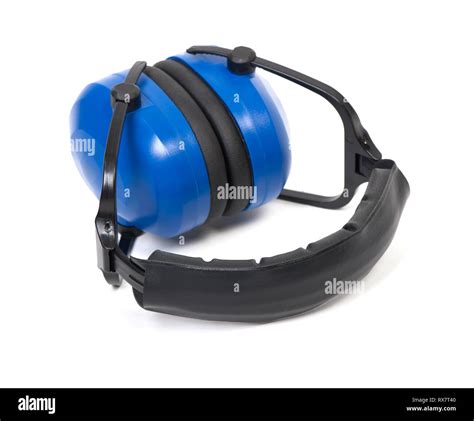 Hearing Protection Blue Ear Muffs Personal Protective Equipment