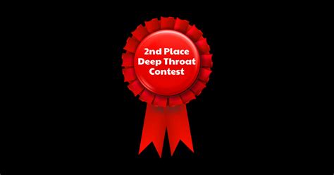 2nd place deep throat contest winner red ribbon hotwife swinger lifestyle deep throat