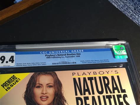 Cgc Playboy Natural Beauties Premiere Issue Playboy Rachael Marten
