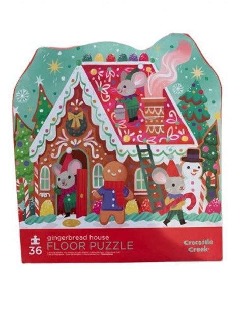 Crocodile Creek Gingerbread House Jigsaw Puzzle 36 Pieces The Toy Shop