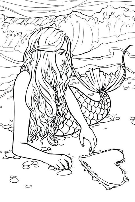 Download and print out the coloring pages right away. Mermaid Coloring Pages for Adults - Best Coloring Pages ...