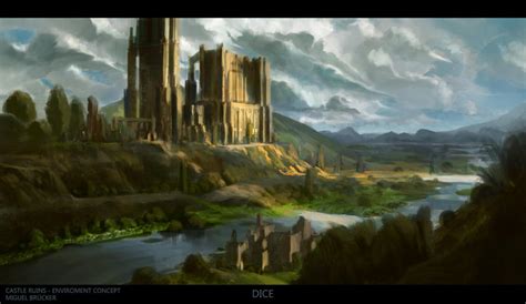 Castle Ruins Concept By Diceartist On Deviantart