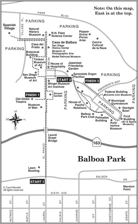 Balboa Park Map 