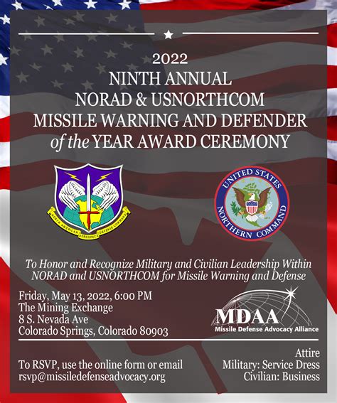 2022 Norad And Usnorthcom Missile Warning And Defender Of The Year