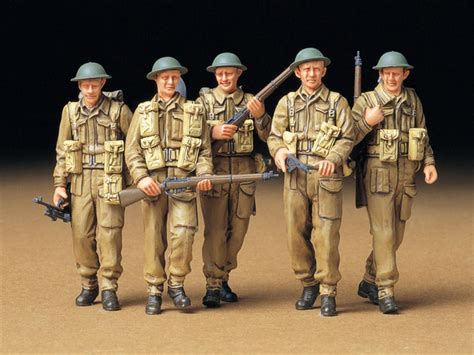 Tamiya 35223 Ww2 British Infantry On Patrol Figure Set 135