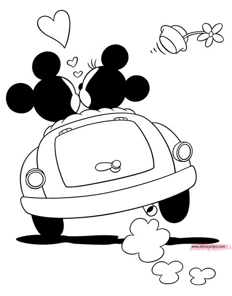 ️minnie Mouse Valentine Coloring Pages Free Download
