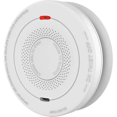 Alarma detectora de humo y monóxido de carbono, 10 años con pilas