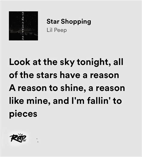 Relatable Iconic Lyrics On Twitter Lil Peep Star Shopping