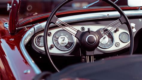 961914 4k Car Interior Classic Car Interior Steering Wheel